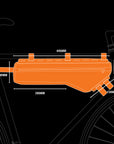 JetBlack JetPack Frame Bag 2.5L Black
