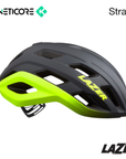 Lazer Strada KC Matte Dark Grey / Flash Yellow