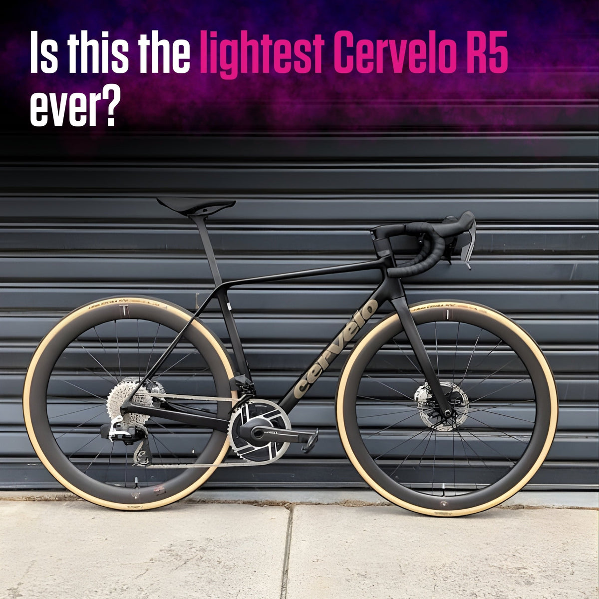 Is This the Lightest Cervélo R5 Ever?
