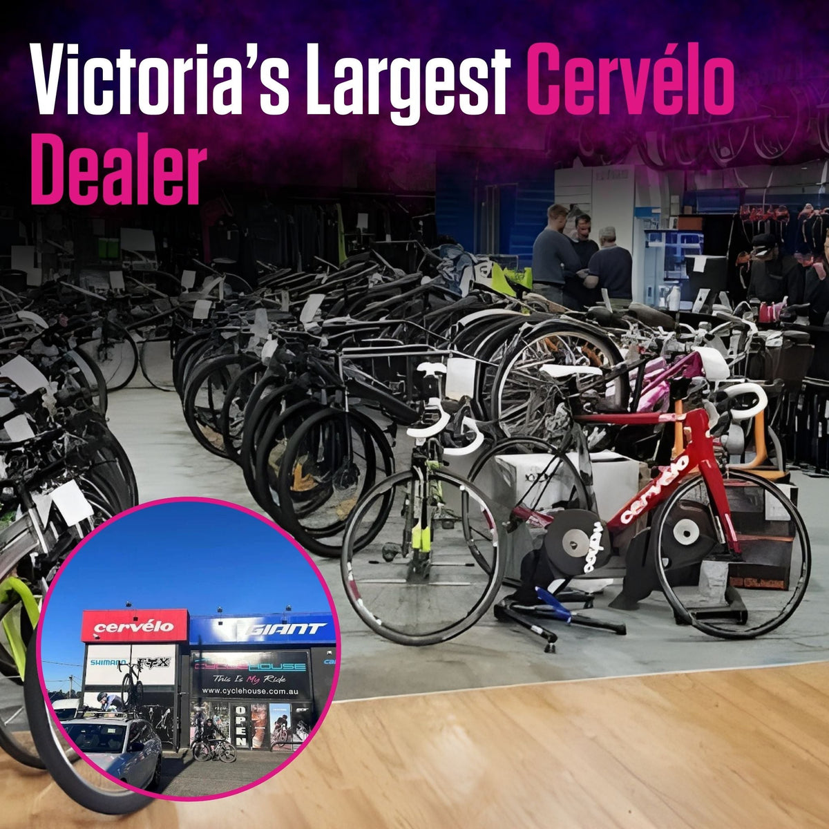 We're Victoria’s Largest Cervélo Dealer