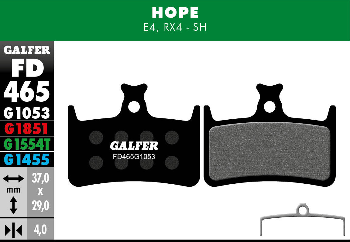 Galfer Standard Hope E4 Brake Pads