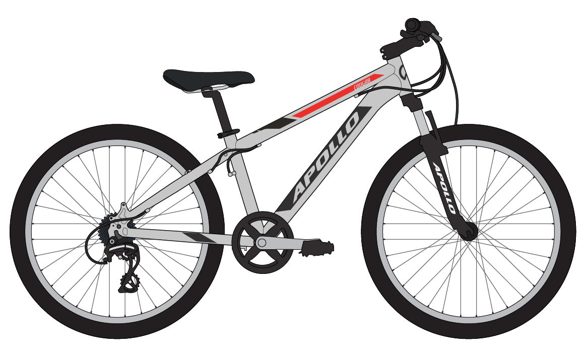 Apollo Cougar 24" Kids Bike