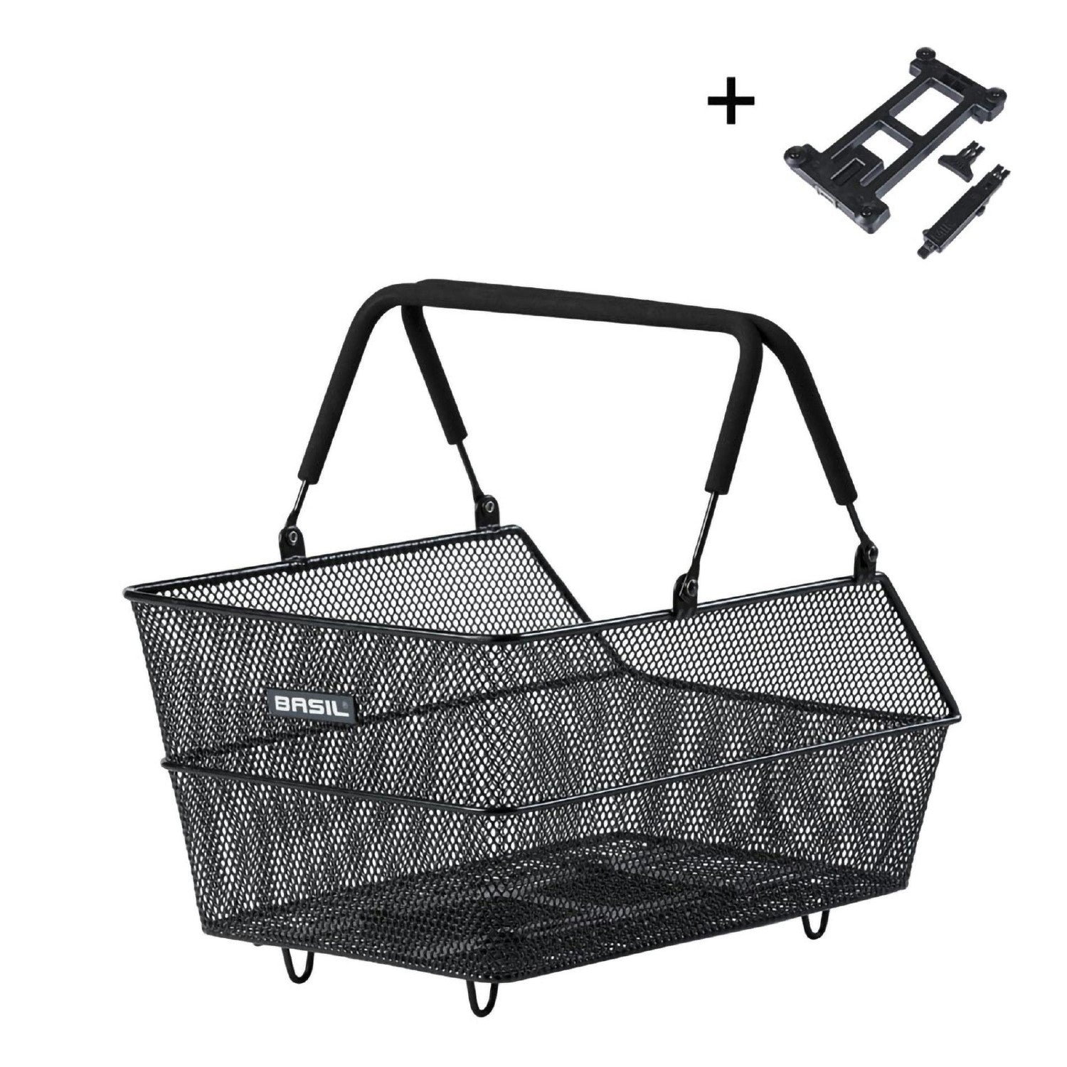 BASIL CENTO REAR BASKET MIK 2.0 BLACK