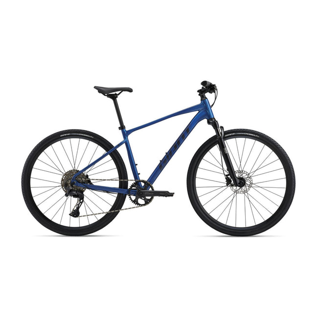 2025 Giant Roam 1 Electron Blue Giant hybrid bike at Cycle House