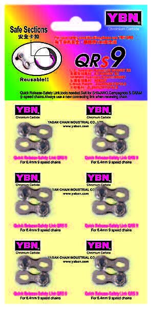 YABAN Chain Links - 9 Speed - 6.4mm