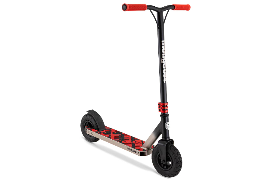 Mongoose Tread Freestyle Dirt Scooter Black/Red