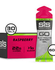 SIS Gel Go Energy + Electrolyte 60mm Raspberry