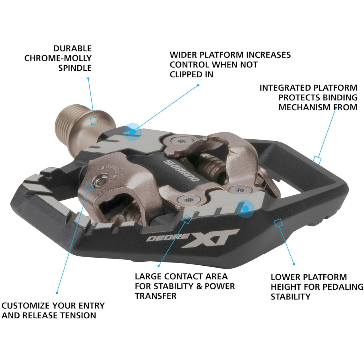 Pedal M8120 Deore XT Trail Shimano