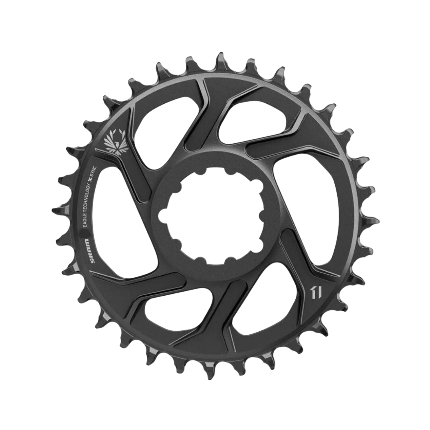 SRAM X-SYNC 2 Steel 32T Direct Mount 3mm Off Boost Chainring Black