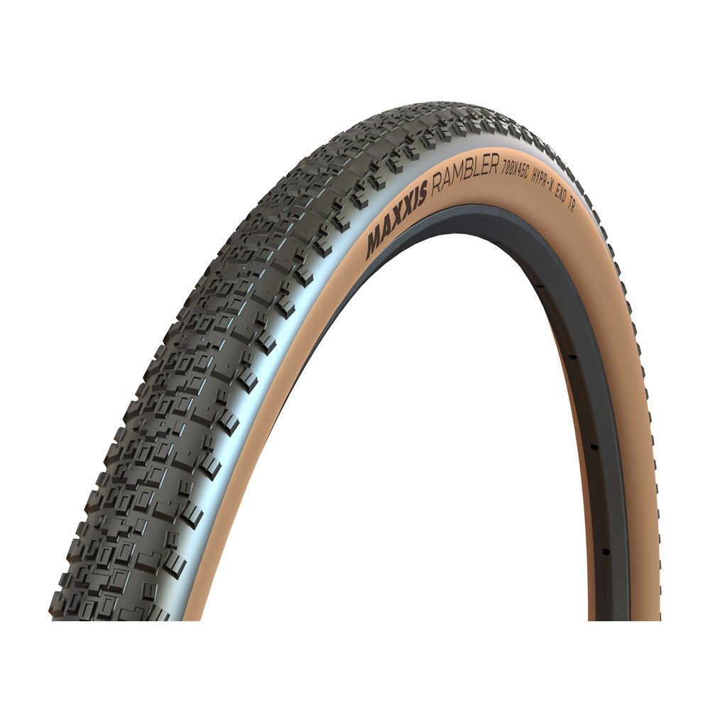 Maxxis Rambler 700 X 45C HYPR-X EXO TR Tanwall Fold 120TPI E-25