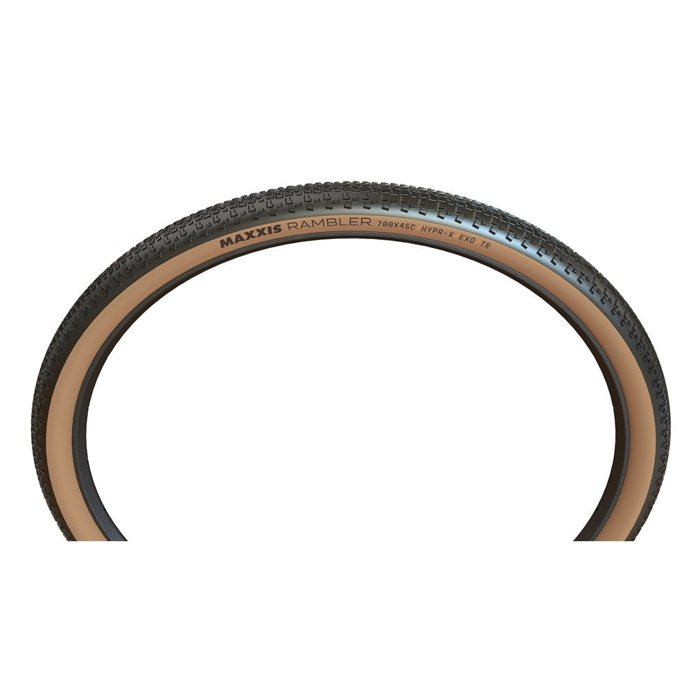Maxxis Rambler 700 X 45C HYPR-X EXO TR Tanwall Fold 120TPI E-25