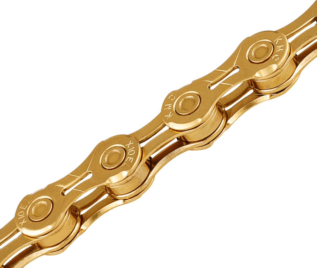 KMC  X10EL 1/2 x 11/128" x 116 links, 10spd X-SERIES, Ti-N Gold, X-light Chain