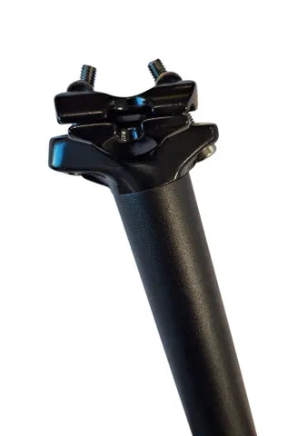 Bikelane 30.9 x 400mm 2 Bolt Micro-Adjust Alloy Seat Post Black