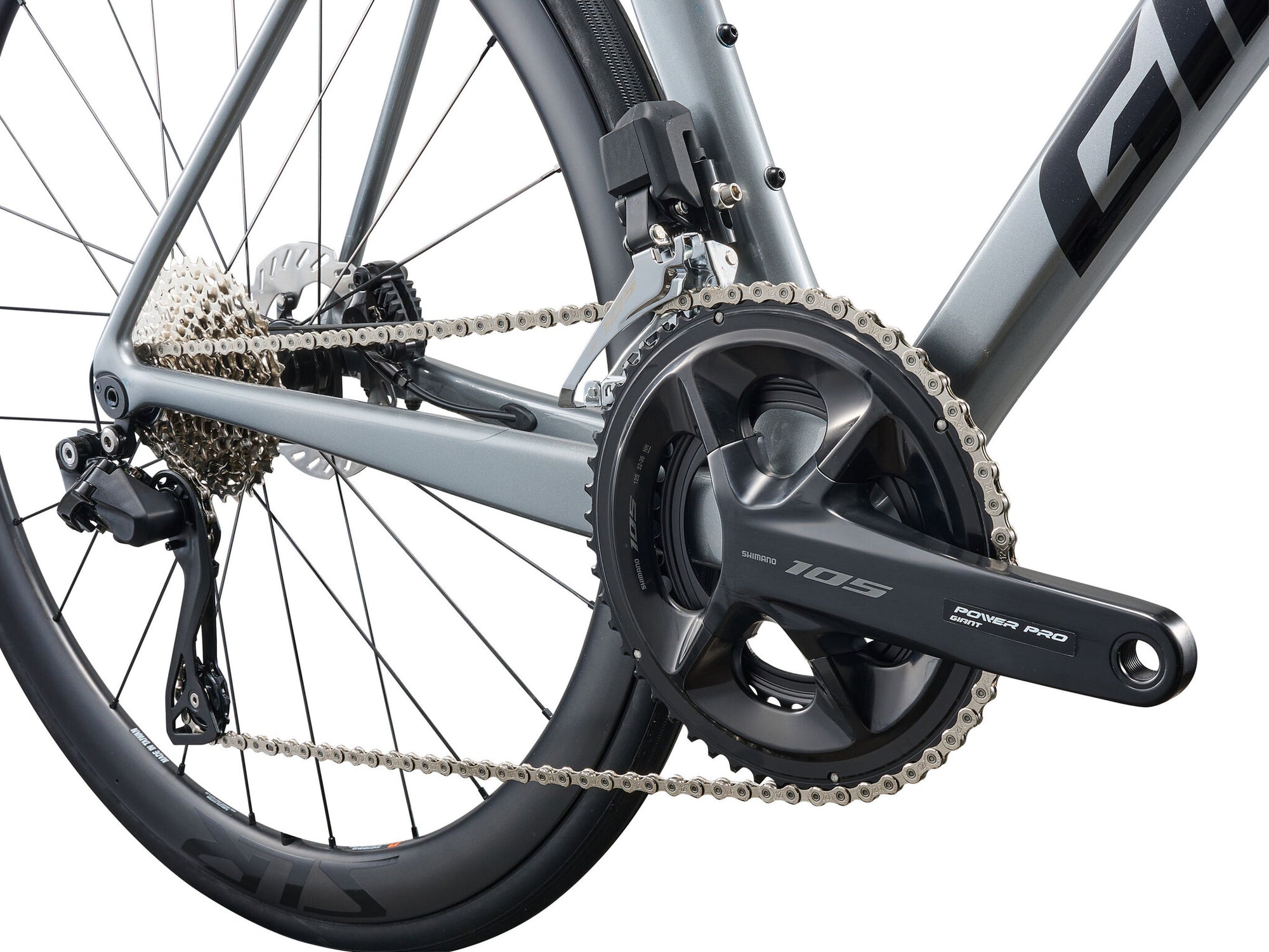 2026 Giant TCR Advanced Pro 1 (Di2) Tech Silver