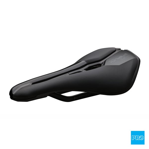 Pro Stealth Team Saddle Curved Carbon Rail Black 152mm