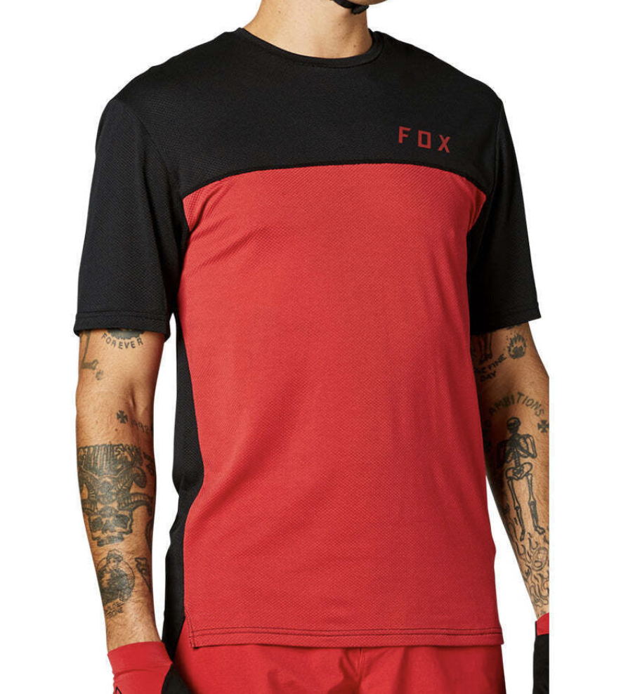 Fox Flexair Jersey Short Sleeve Delta Chili