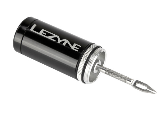 Tubeless Kit Alloy Holder Inc 5 Plugs Lezyne
