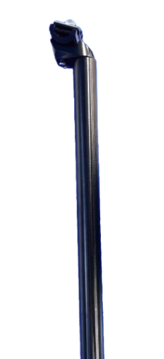 Seat Post 27.2 x 400mm Micro Adjust Alloy Black Bikelane