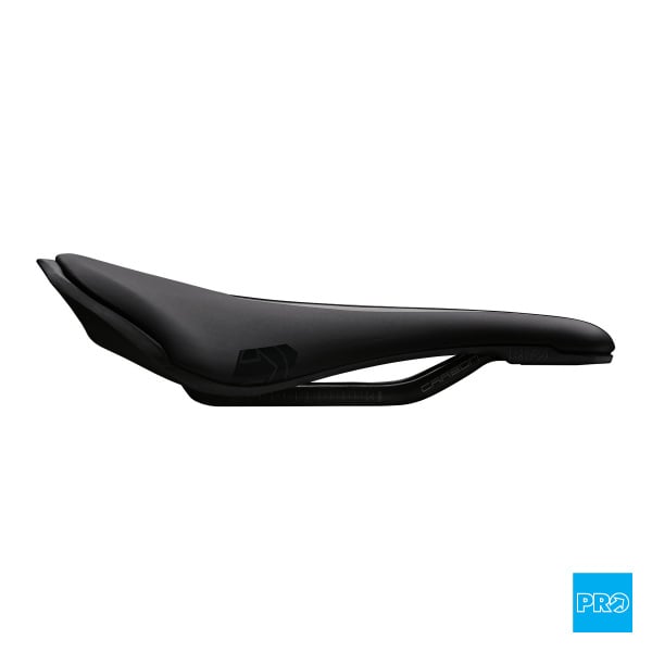 Pro Stealth Team Saddle Curved Carbon Rail Black 152mm