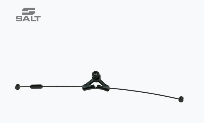 Brake Straddle Cable and Hanger Set Black Salt