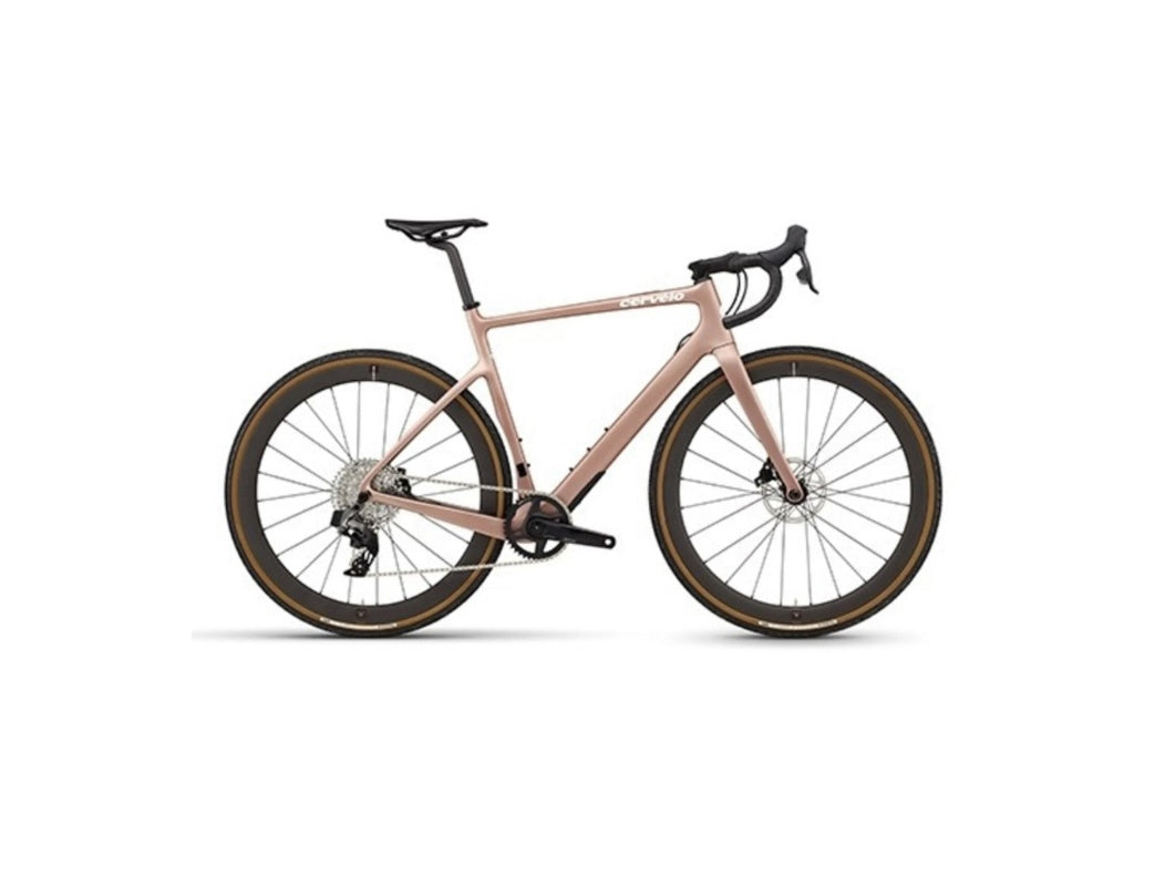 2023 Cervelo Aspero Rival XPLR eTap AXS Rose Champagne