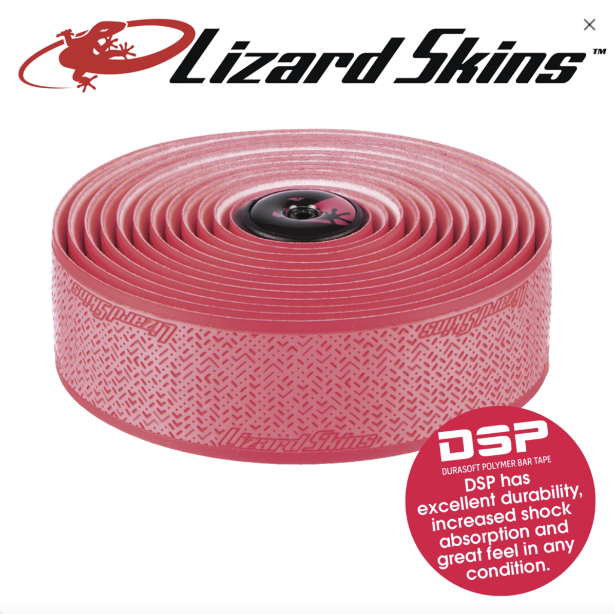 Lizard Skin Bar Tape 3.2mm V2 Neon Pink