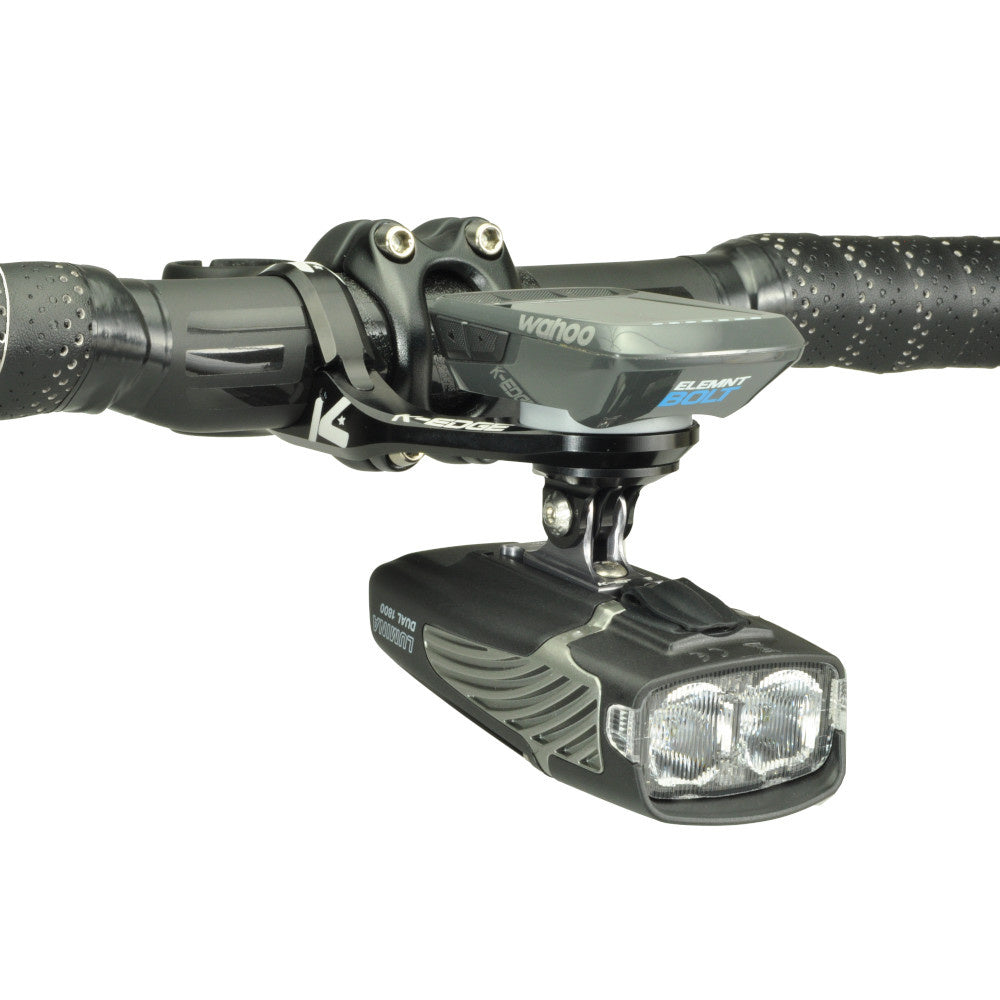 K-Edge Max Combo Mount For Wahoo Black 31.8mm