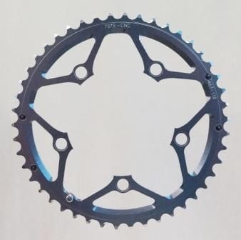 Chainring 46T x 110 BCD 9/10 Speed Alloy W/Ramps