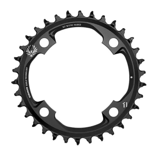SRAM X-Sync 34T 104BCD Black Chainring