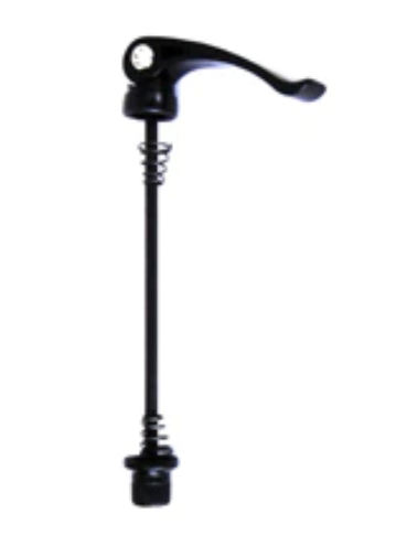 Bikelane Skewer Front 128mm Q/R Cr-mo Axle Alloy Lever Black