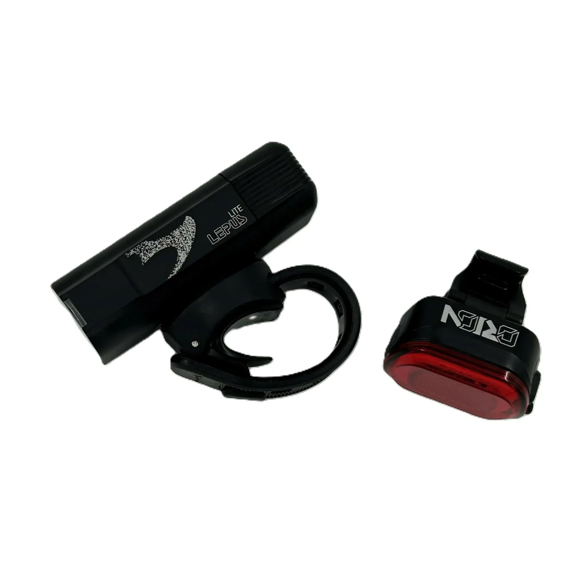 Moon Lepus Lite Front Lite 400 & Orion Rear 20/50 Lumens Light Set Black