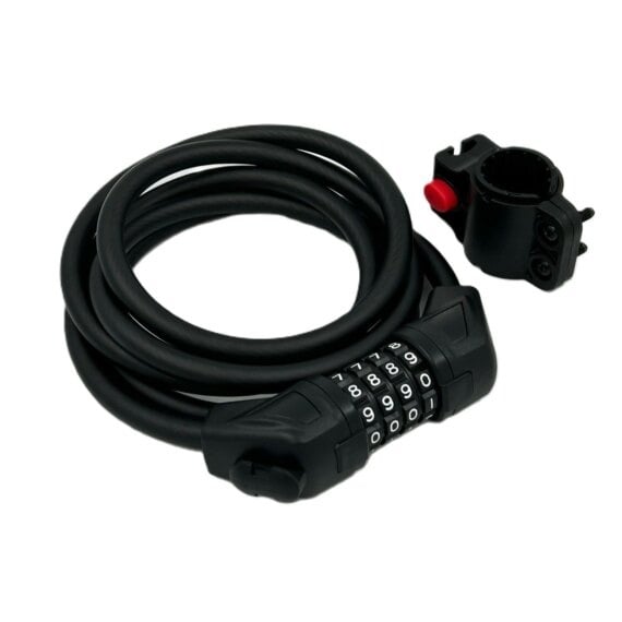 JetBlack Cable Combo Reset 4-Digit 10mm x 1800mm Lock