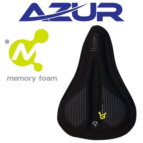 Azur MTB Comfort Memory Foam Saddle Cover Black