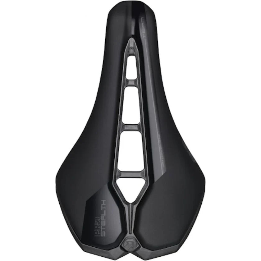 PRO SADDLE - STEALTH TEAM CARBON RAIL BLACK 142mm
