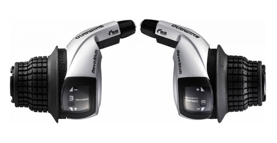 Shimano Tourney SL-RS45 3x8 Speed Revo Shifter Set Black/Silver