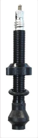Tubeless Valve 45mm W/ext O-ring Black Bikelane