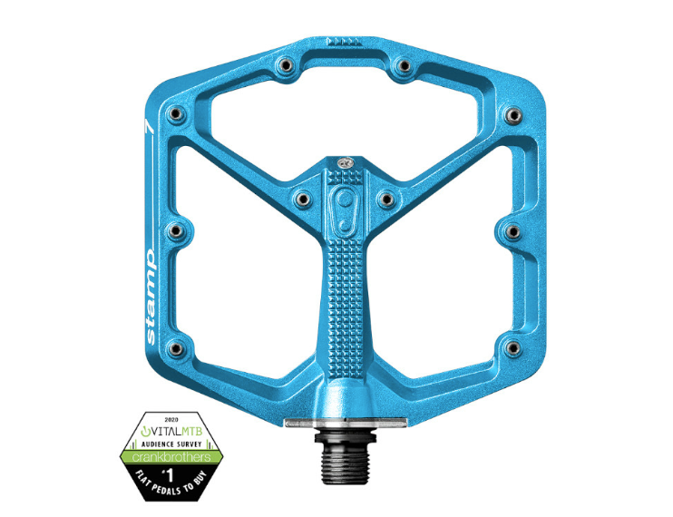 Pedal Stamp 7 Large Electric Blue Crankbrothers