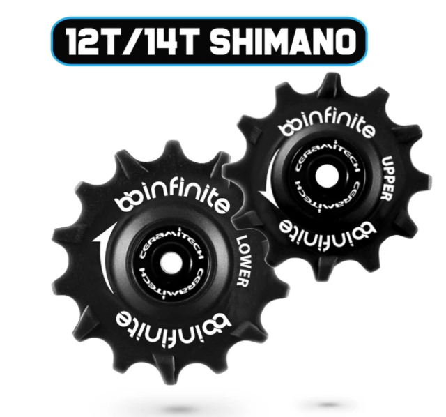BbInfinite Pulley Set Ceramitech 12t/14t Red