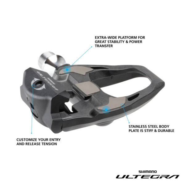 Shimano PD-R8000 SPD-SL Pedals Ultegra