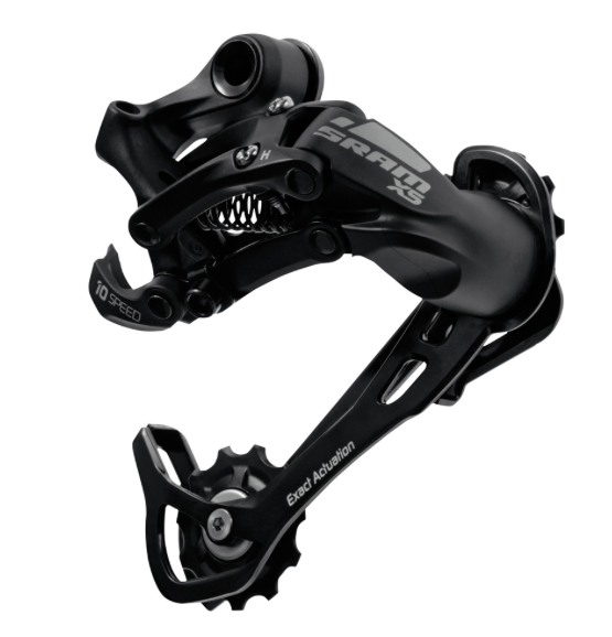 Derailleur Rear X5 10s Medium Cage Black Sram