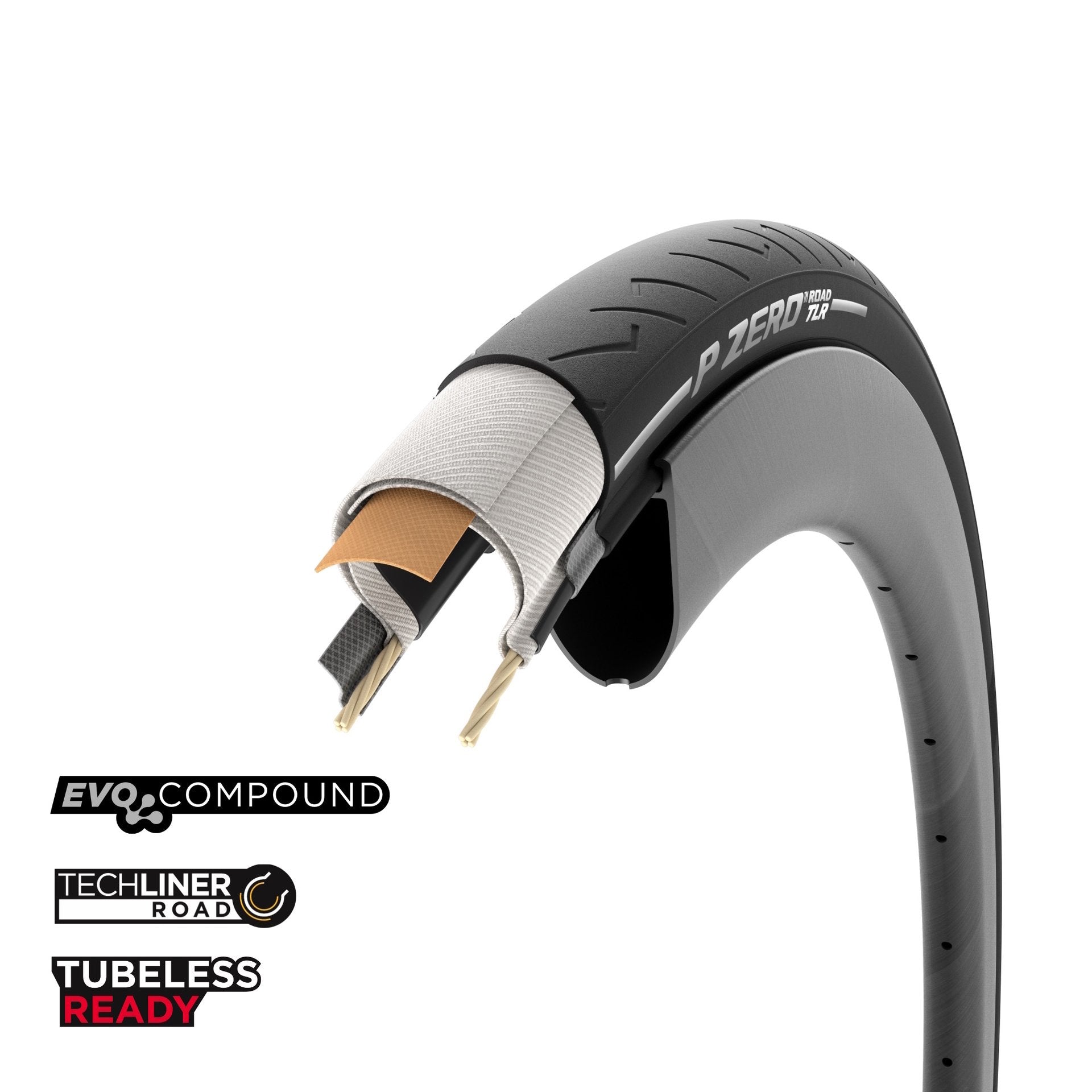PIRELLI P ZERO ROAD TLR BLACK 700C