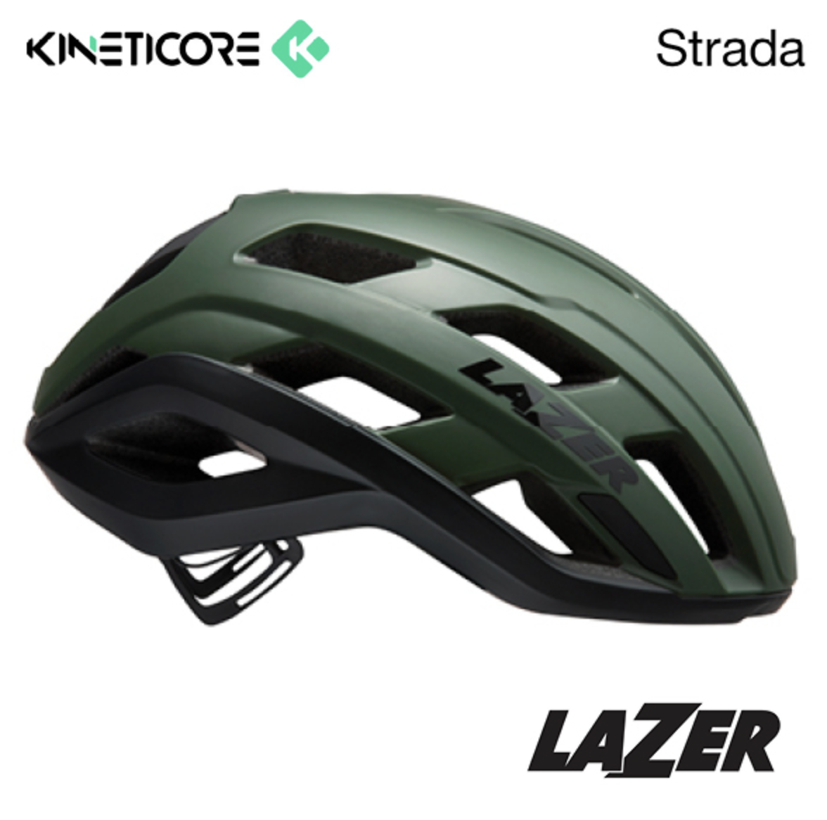 Lazer Strada KC Matte Green